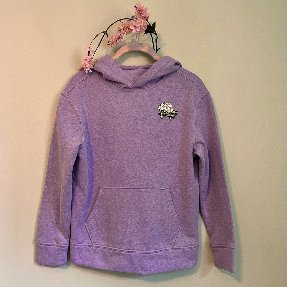 Kids Purple Sweatshirt | Smiley face | Purple hoodie | Kids Size 10